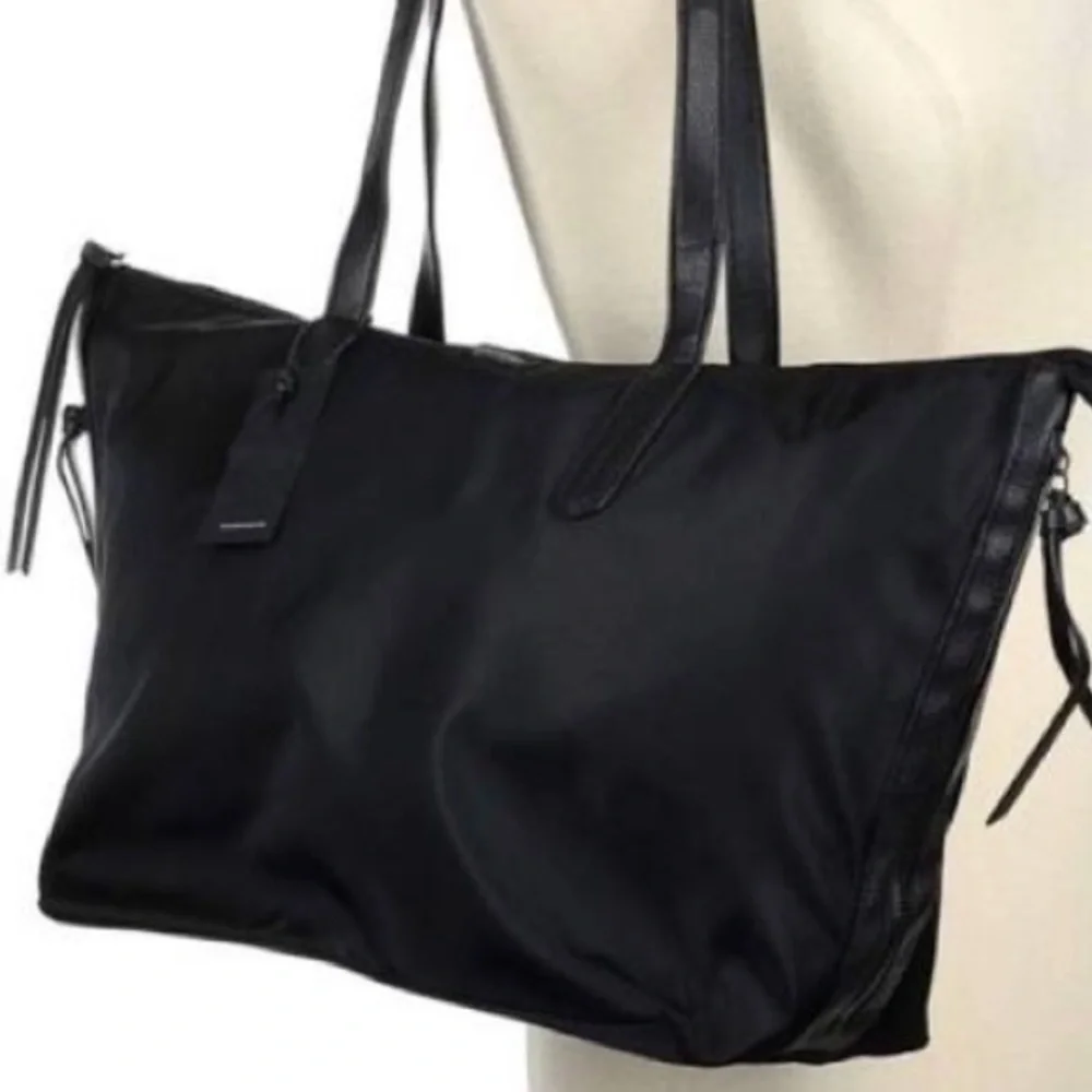 Botkier Black Nylon Bond Tote Bag